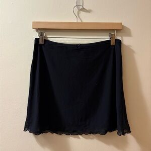 Brandy Melville Navy Blue Mini Skirt